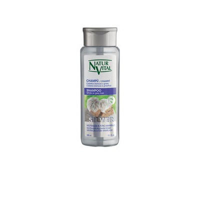 Natur Vital shampoing SILVER cabello blanco y gris 300 ml