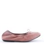 Ballerine confort en simili daim