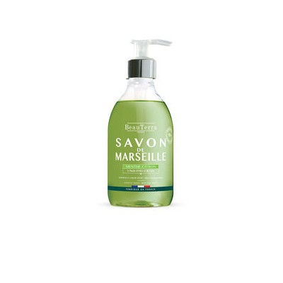 Beauterra Savon de MARSEILLE menthe-citron 300 ml