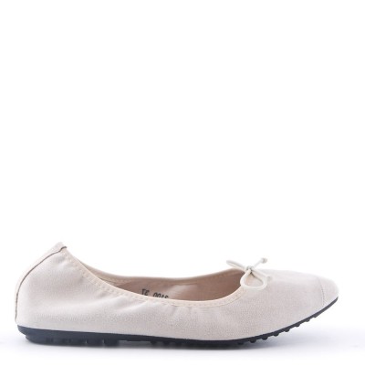 Ballerine confort en simili daim