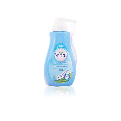 Veet Distributeur de CREME DEPILATOIRE pour peaux sensibles 400 ml