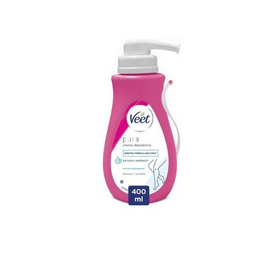 Veet Crème dépilatoire PURE SHOWER pour peaux sensibles 400 ml