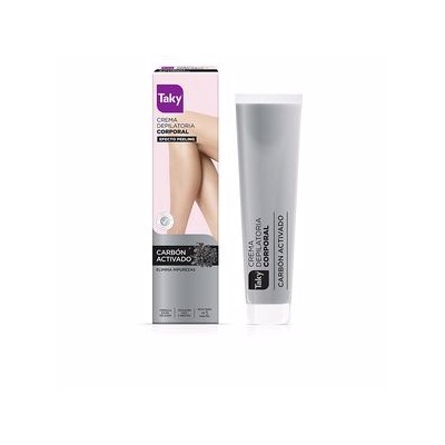 Taky body depilatory cream with ACTIVATED CHARCOAL 200 ml