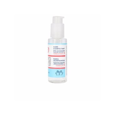 HAND DISINFECTANT handrub solution 80% alcohol 100 ml