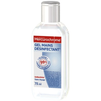 Gel Désinfectant Mains X75ml - Mercurochrome