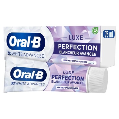 Pasta De Dientes 3d White Advanced Luxe Perfection 75ml -oral-b