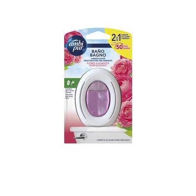 BATHROOM air freshener with elegant flowers 50 days