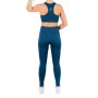 2 Piece Sports Outfit Set - High Waisted Sports Leggings and Bra