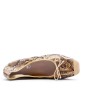 Ballerine confort en simili cuir