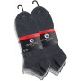 Calcetines deportivos unisex de algodón gris de la serie ESSENTIAL en pack de 10