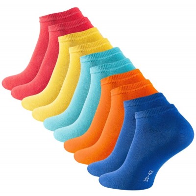 Chaussettes de sport unisexes en coton ® aux couleurs amusantes de la série ESSENTIAL en pack de 10