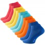 Calcetines deportivos unisex de algodón ® colores divertidos de la serie ESSENTIAL en pack de 10