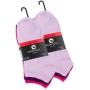 Unisex cotton sports socks in berry colors from the ESSENTIAL series in a pack of 10