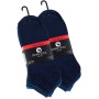 Chaussettes de sport unisexes bleues en coton de la série ESSENTIAL en paquet de 10