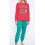 CHRISTMAS WINTER PAJAMAS INTERLOCK WOMEN MUYDEMI