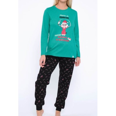 PIJAMA INVIERNO NAVIDAD INTERLOCK MUYDEMI