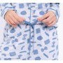 PYJAMA D'HIVER FEMME AVEC BOUTONS COTON MUYDEMI