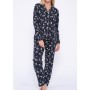 PYJAMA D'HIVER FEMME AVEC BOUTONS COTON MUYDEMI