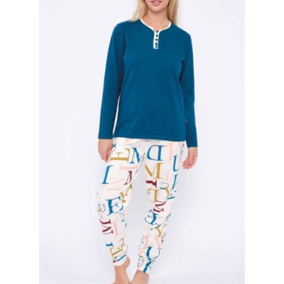 PYJAMA HIVER EN COTON FEMME