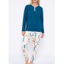 PYJAMA HIVER EN COTON FEMME