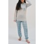 PIJAMA INVIERNO MUJER INTERLOCK JOKAR KARLUS