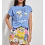 PIJAMA DE VERANO MUJER SNOOPY GISELA DE ALGODÓN MANGA CORTA