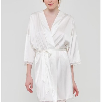 ROBE D'ÉTÉ FEMME MANCHES 3/4 CROISÉE POLYESTER