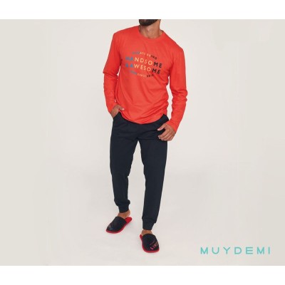 MUYDEMI MEN'S WINTER COTTON PAJAMAS