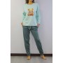 PIJAMA MUJER INVIERNO INTERLOCK SONIA