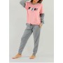 PIJAMA MUJER INVIERNO INTERLOCK SONIA