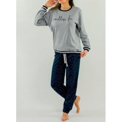 WOMEN'S WINTER PAJAMAS INTERLOCK SONIA