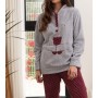 PIJAMA MUJER INVIERNO MUFLON DULCE BLANCA HERNANDEZ