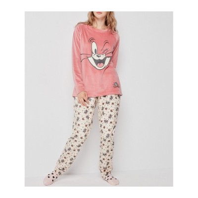 WOMEN'S WINTER FLEECE PAJAMAS TOM&JERRY GISELA