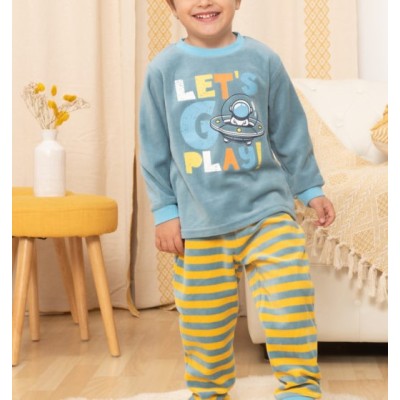 BOY’S WINTER PAJAMAS IN KINANIT VELVET