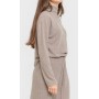 Women's Turtleneck Sweater and Ribbed Midi Skirt