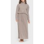 Women's Turtleneck Sweater and Ribbed Midi Skirt