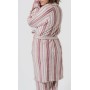 Printed Coral Fleece Bathrobe