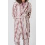 Printed Coral Fleece Bathrobe