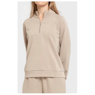 Women's Flowy Half-Zip Sweatshirt and Flowy Jogging Pants