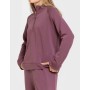 Women's Flowy Half-Zip Sweatshirt and Flowy Jogging Pants
