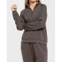 Women's Flowy Half-Zip Sweatshirt and Flowy Jogging Pants