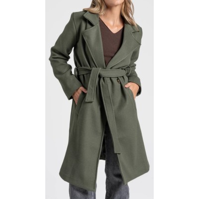 ARMONIAS CURVE CROSS-SLEEVE COAT