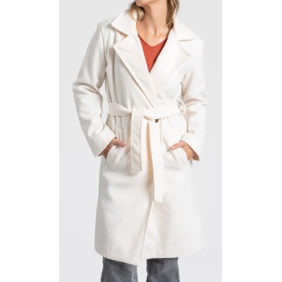 ARMONIAS CURVE CROSS-SLEEVE COAT