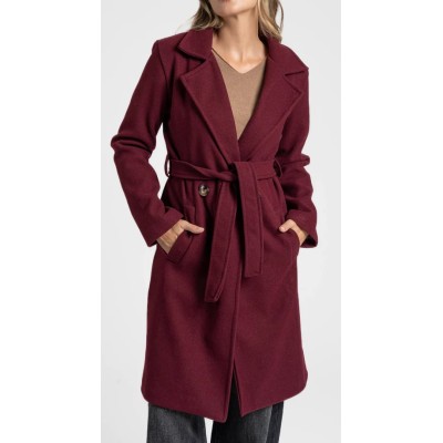 ARMONIAS CURVE CROSS-SLEEVE COAT