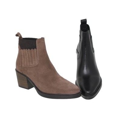 Botines de piel para mujer