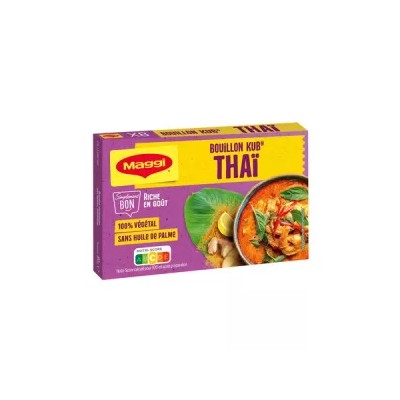 80 g x 8 Cubitos de Caldo Tailandés Maggi