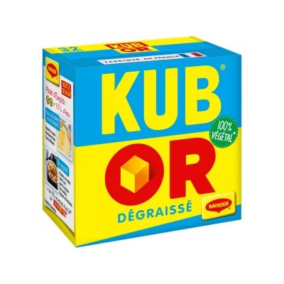 Caldo Maggi Bajo en Grasa Dorado en Cubitos 128 g