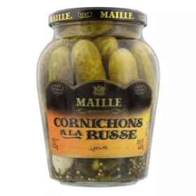 Cornichons à La Russe, 440g - MAILLE
