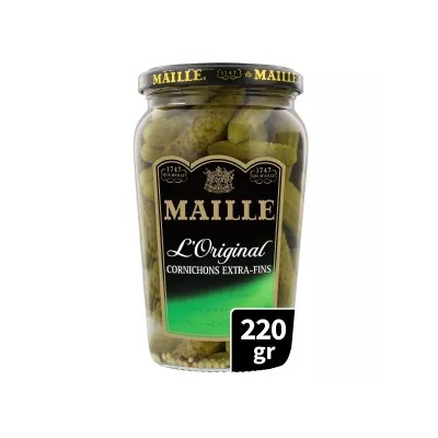 Extra-Fine Original Gherkins, 220g - MAILLE