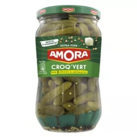 Encurtidos Extra Finos de Cinco Especias y Hierbas, 540 g - AMORA